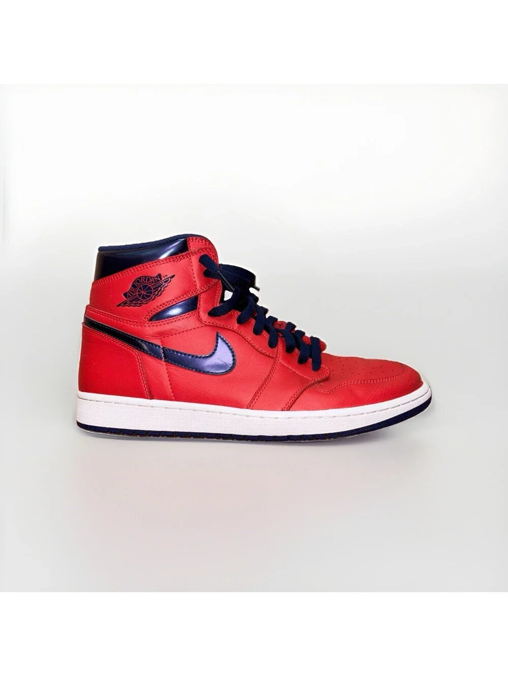 Nike Air Jordan 1 Retro High OG David Letterman Red Navy Men’s Size 12